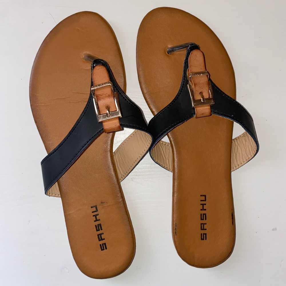 Sashu sandals, never worn, size 7